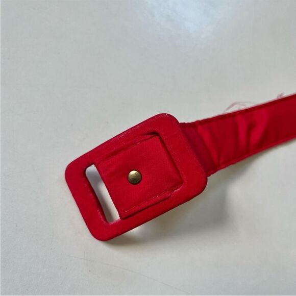 Vintage 70’s Red Belted Dress - Picture 7 of 14